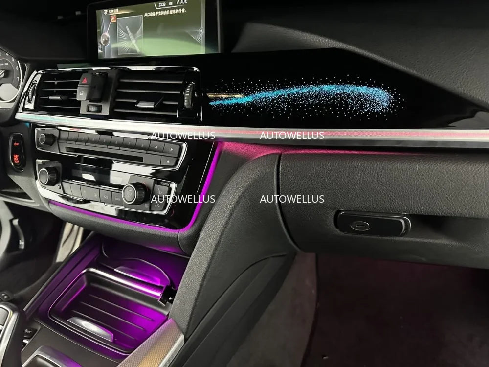64 Color Dynamic LED Ambient Light for BMW 3 Series 3GT 4 Series F30 F34 F36 Auto Interior Atmosphere Lighting Systems