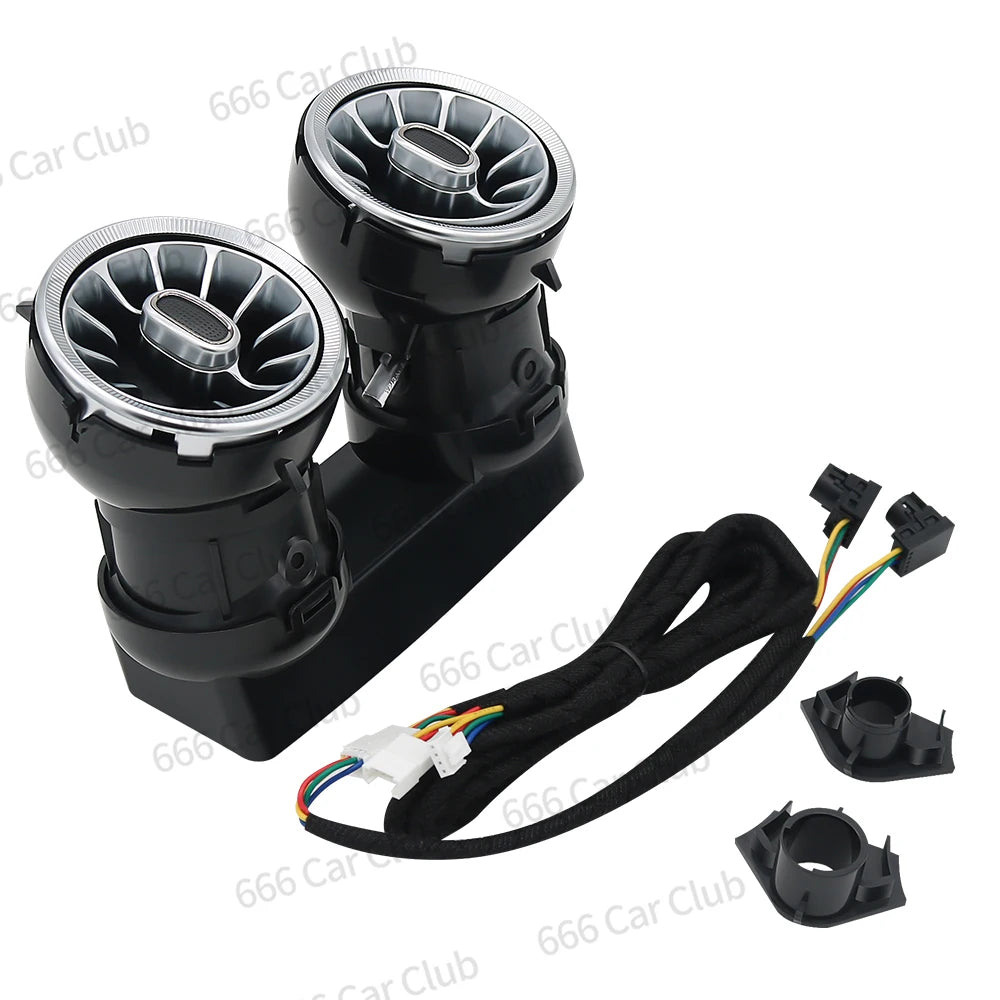 64 Colours LED Air Vents 3D Speaker For Mercedes Benz W213 E-Class E-Coupe E43 E53 E250 Interior Ambient Light Decorative Lamp