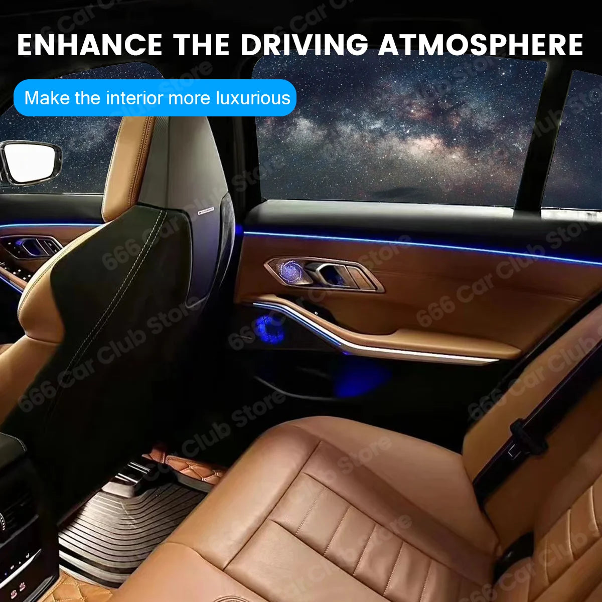 11 Colour Door Decorative Light For BMW G20 G21 G22 G26 G80 G82 M3 M4 New 2/3/4 Series Indoor Ambient Light Modification Accesso