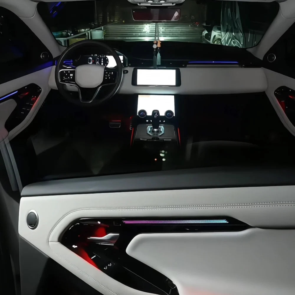 Car Accessories Interior Decoration for Land Rover Evoque 2020-2024 Models 64-color LED Symphony Car Ambient Lighting