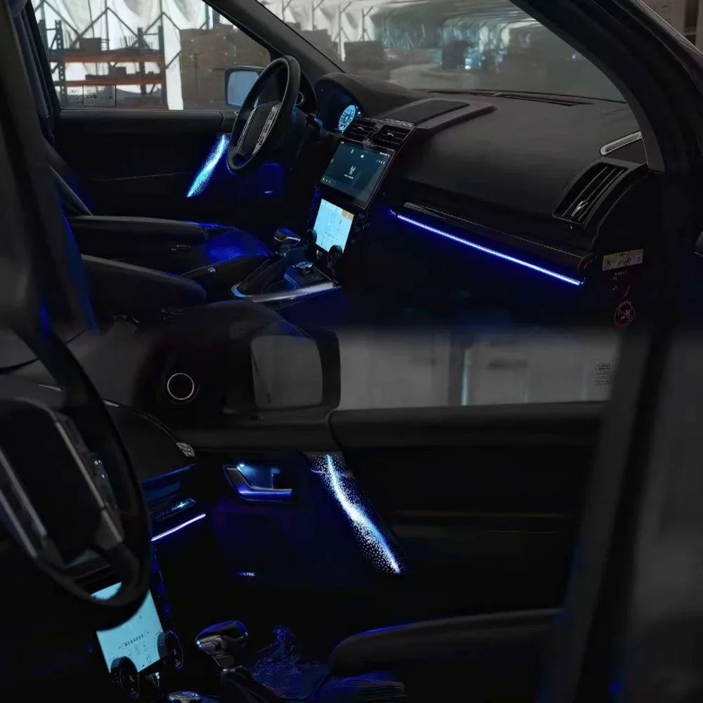 Upgrade 64 Color Dynamic Car LED Ambient Light for Land Rover Freelander 2 2007-2015 Auto Interior atmosphere Lighting