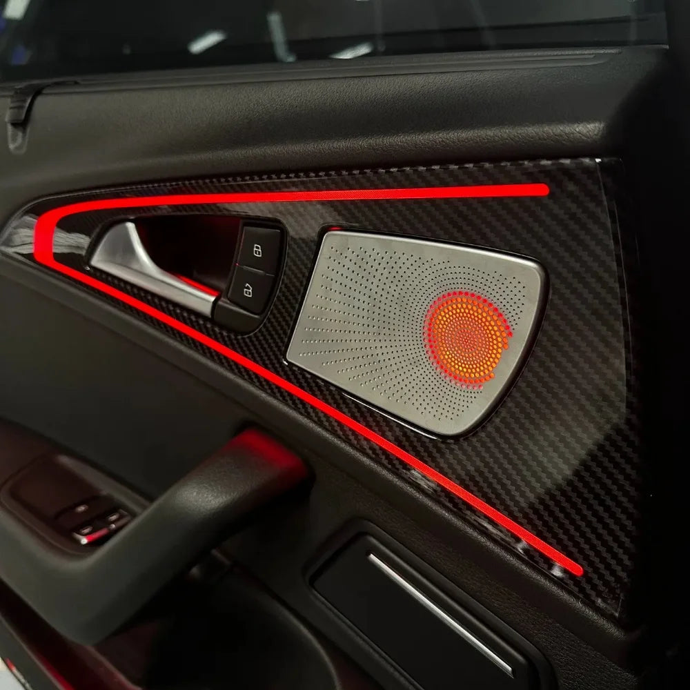 Dynamic Colorful Symphony Ambient Lighting Kit For Audi A6A7 C7 2012-2018  Interior LED Light Trim Accessories Kit