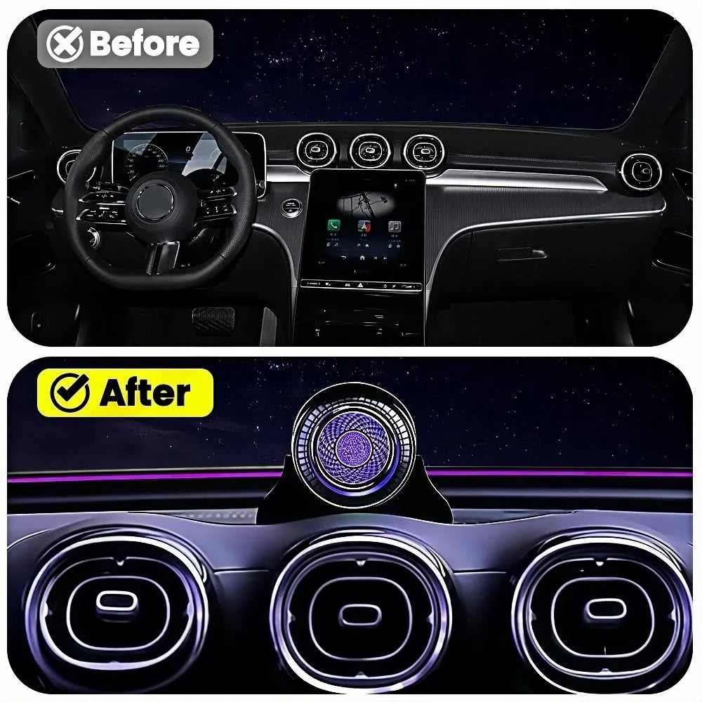 Mid-High Frequency Speaker Mounted Sound System Car Audio 4D Tweeter Ambient light For Mercedes Benz C W206 W205 GLC X254