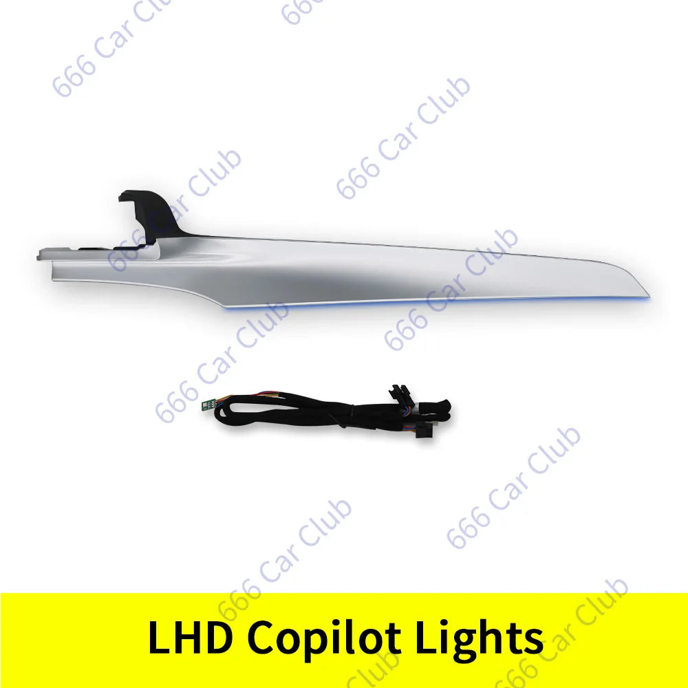 3/12/64 Colour Car LED Ambient Light For Mercedes-Benz C GLC Class Coupe W205 C43 C63 X253 LED Air Vent Speaker Decorative Lamp