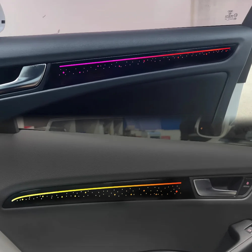 Car LED Interior Lighting For Audi A4L B8 Q5 2009-2017 64-color Starry Sky Symphony Ambient Lighting Decorative Accessories