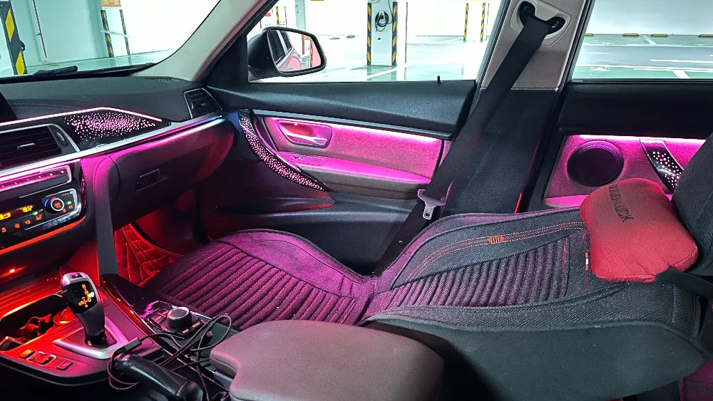 Interior Atmosphere Lighting 64 Color for BMW 2013-2019 3 Series F30 F31 F34 F36 Car Ambient Light Decoration Accessoriesight