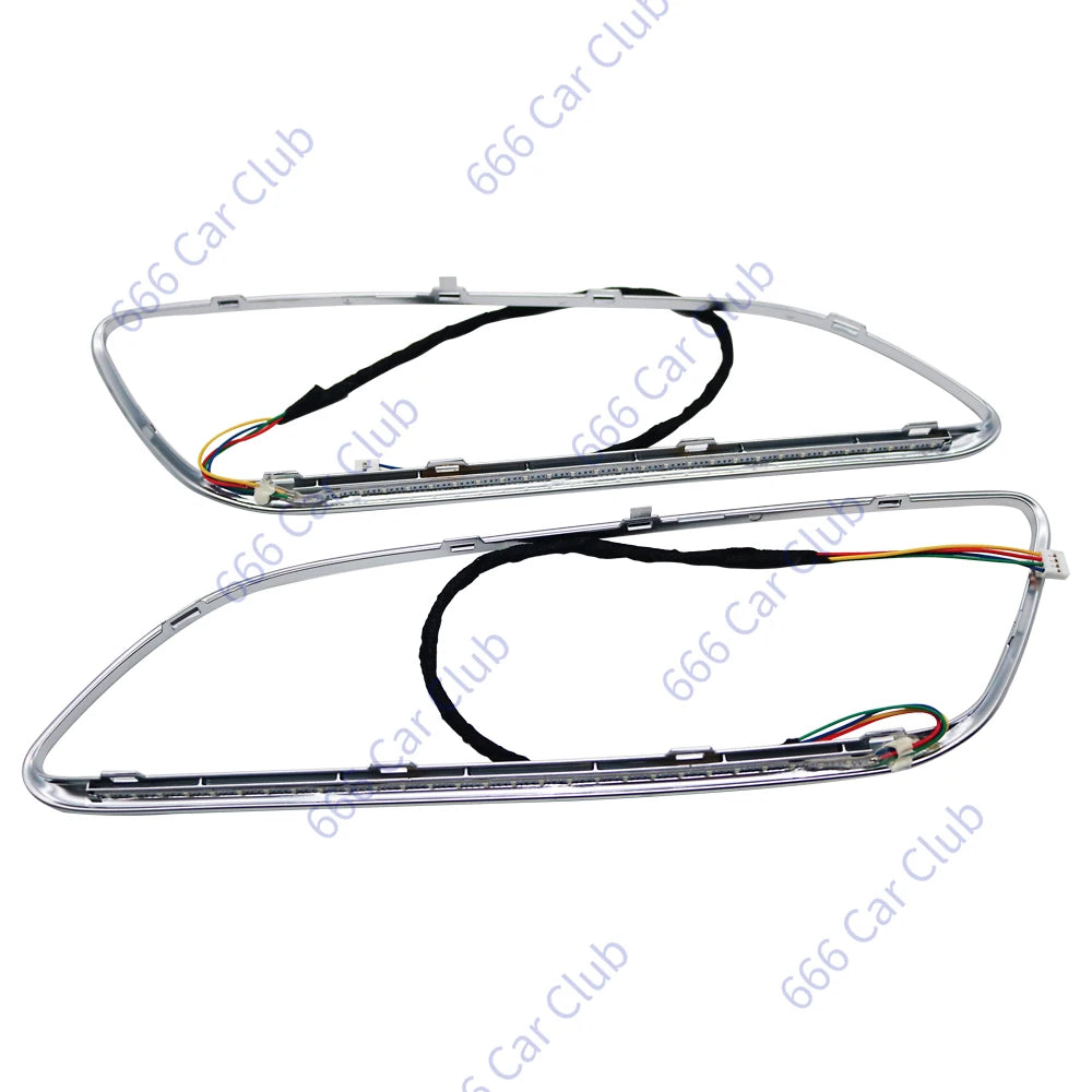 12 Colours LED Ambient Lights For Mercedes-Benz W117 W176 W156 A/CLA/GLA  A45 CLA45 LED Car LED Turbo Style Vent Decoration Lamp