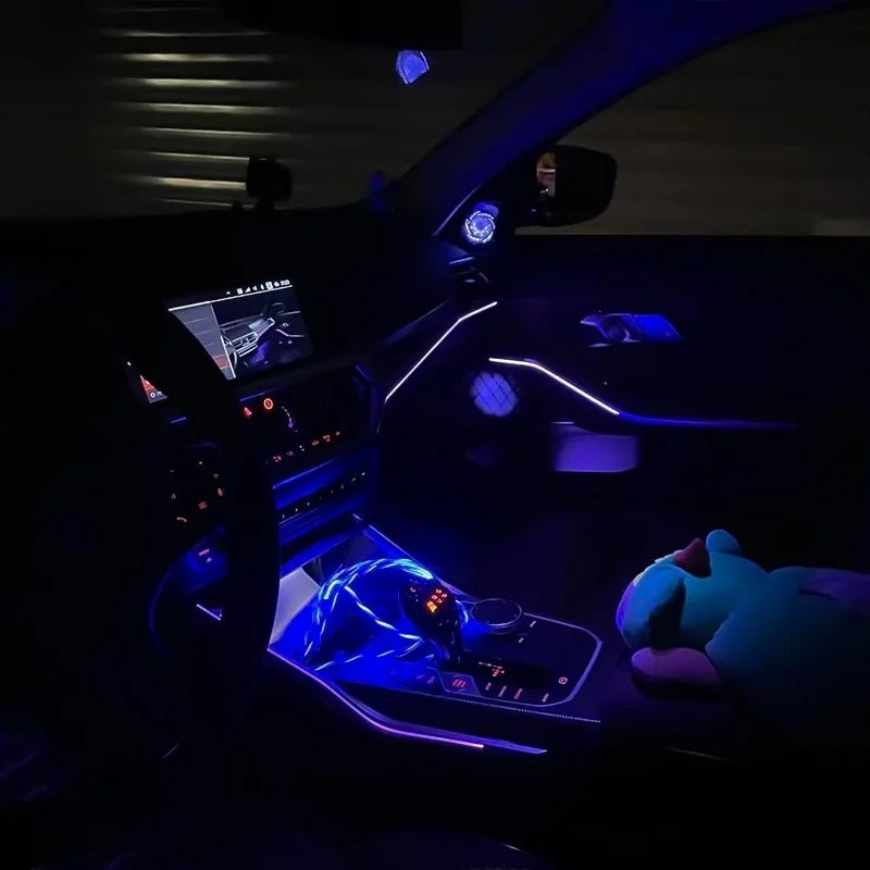 Center Console Saddle light 11 Colours For BMW New 3/4 Series G20 G22 M3 M4 LED Decorative lights Car Refit LED Ambient light