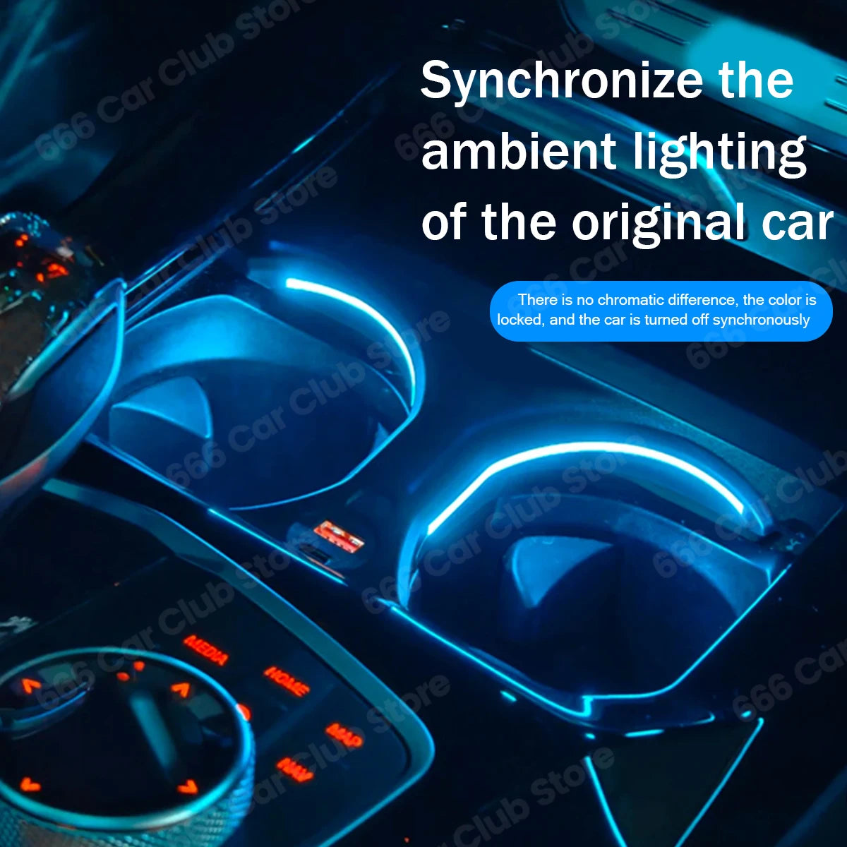 11 Colour LED Cup Holder Light For BMW X3 X4 iX3 X3M X4M G01 G02 Cup Holder Lamp Ambient Light Upgrade Automobiles And Spars