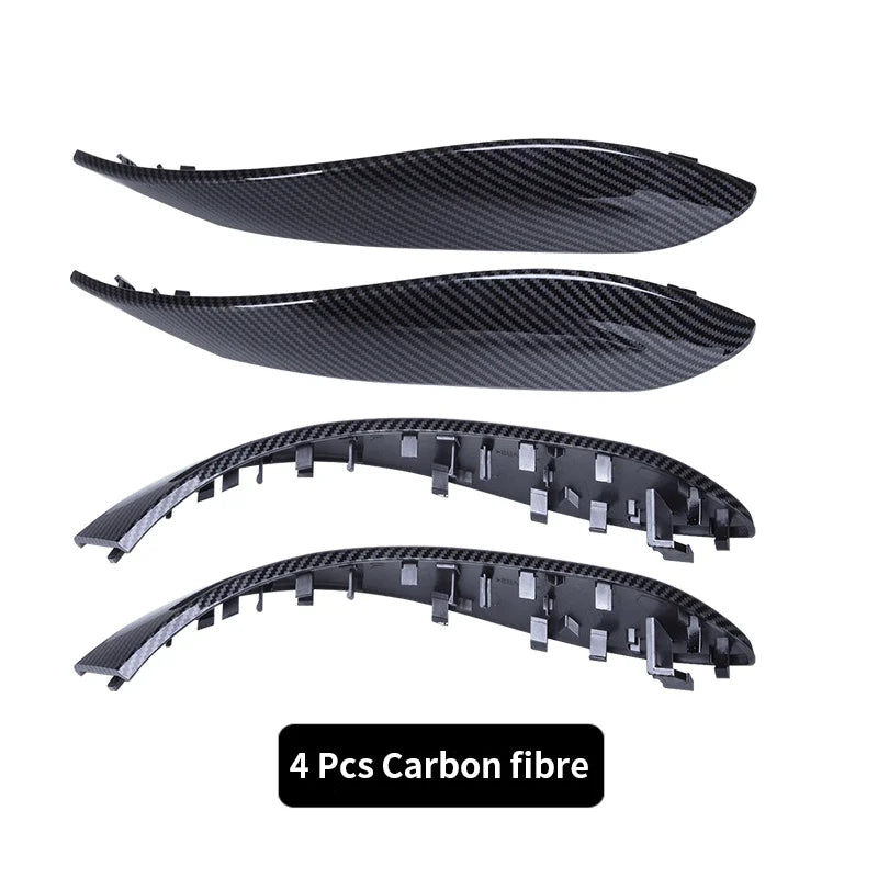 For BMW 3 4 Series F30 3GT F80 F31 F32 F33 F34 F35 F36 Inner Handle Outer Frame Carbon Fiber Cover 2012-2018 Accessories