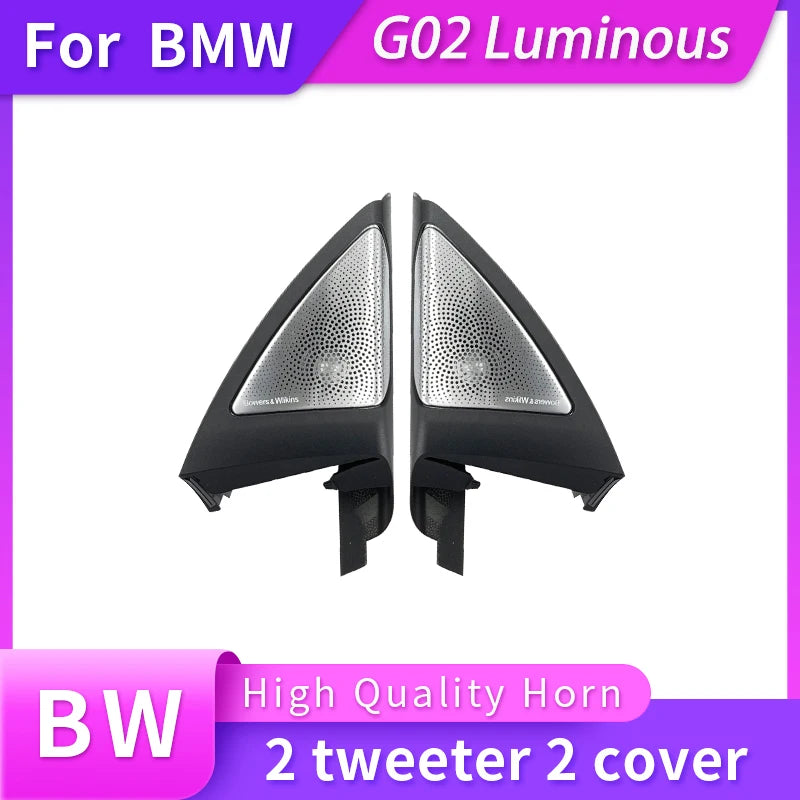 High Quality Door Panel Loundspeaker Tweeter Subwoofer LED Horns Speakers Luminous Speaker Cover For BMW X3 G01 3 Series X4 G02