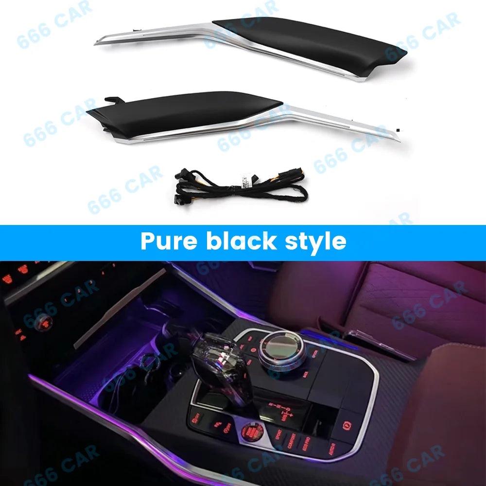 Center Console Saddle Light For BMW New 3/4 Series G20 G22 M3 M4 11 Color Car Decorative Interior Lamp LED Ambient Light Refit