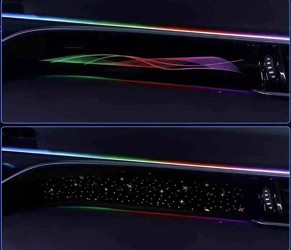 Rainbow LED Ambient Light 64 Color For Toyota 2018-2023 Camry In Car Symphonic Atmosphere Light System Kit