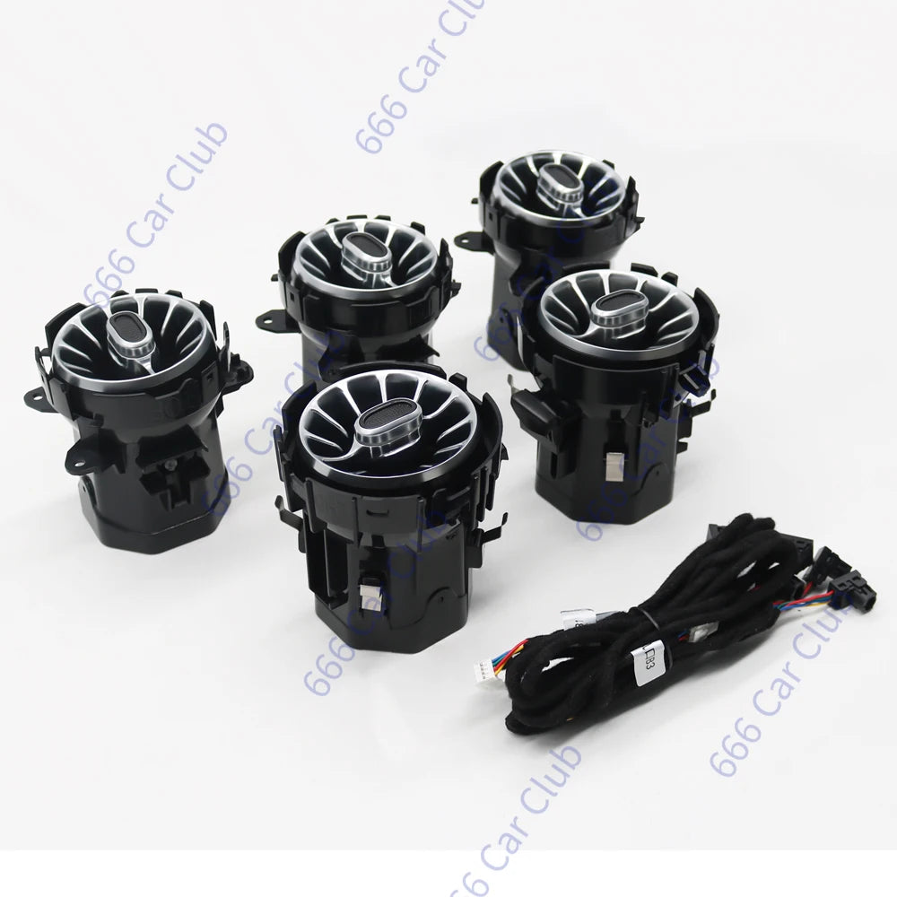 64 Colours Ambient Light For Mercedes Benz W177 W118 W247 A/B/CLA/GLA/GLB Class RGB LED Air Vents Car Door Seats Decorative Lamp