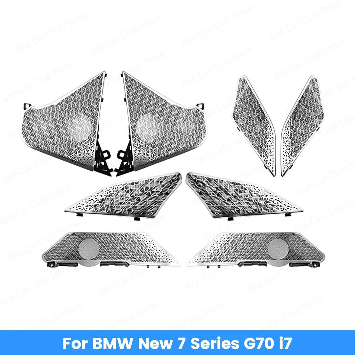 11 Colors LED Speaker Cover for BMW New 7 Series G70 I7 - Enhance Your Car's Audio Cover Ambient lighting ﻿