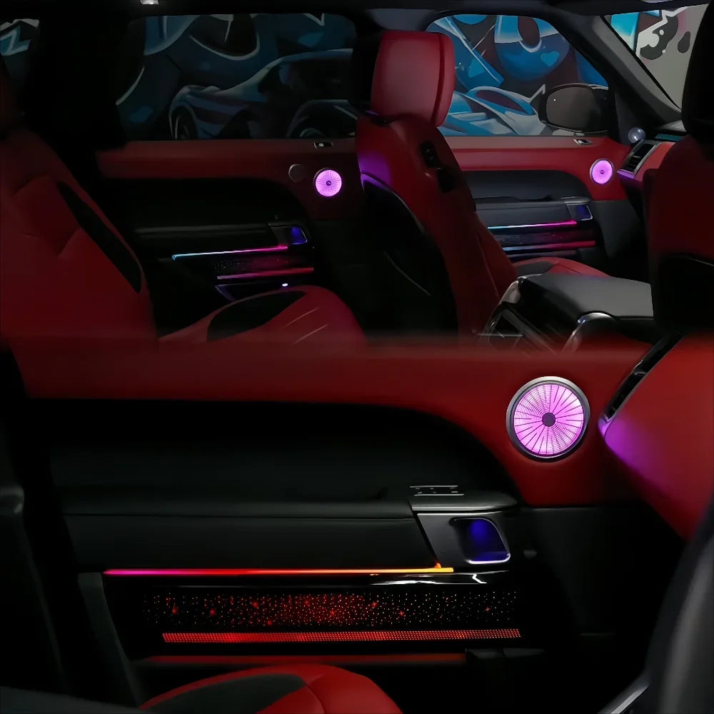 Upgrade Car Interior Ambient Lighting for Land Rover Range Rover Sport 2014-2022 LHD/RHD 64-color LED Symphony Ambient Light