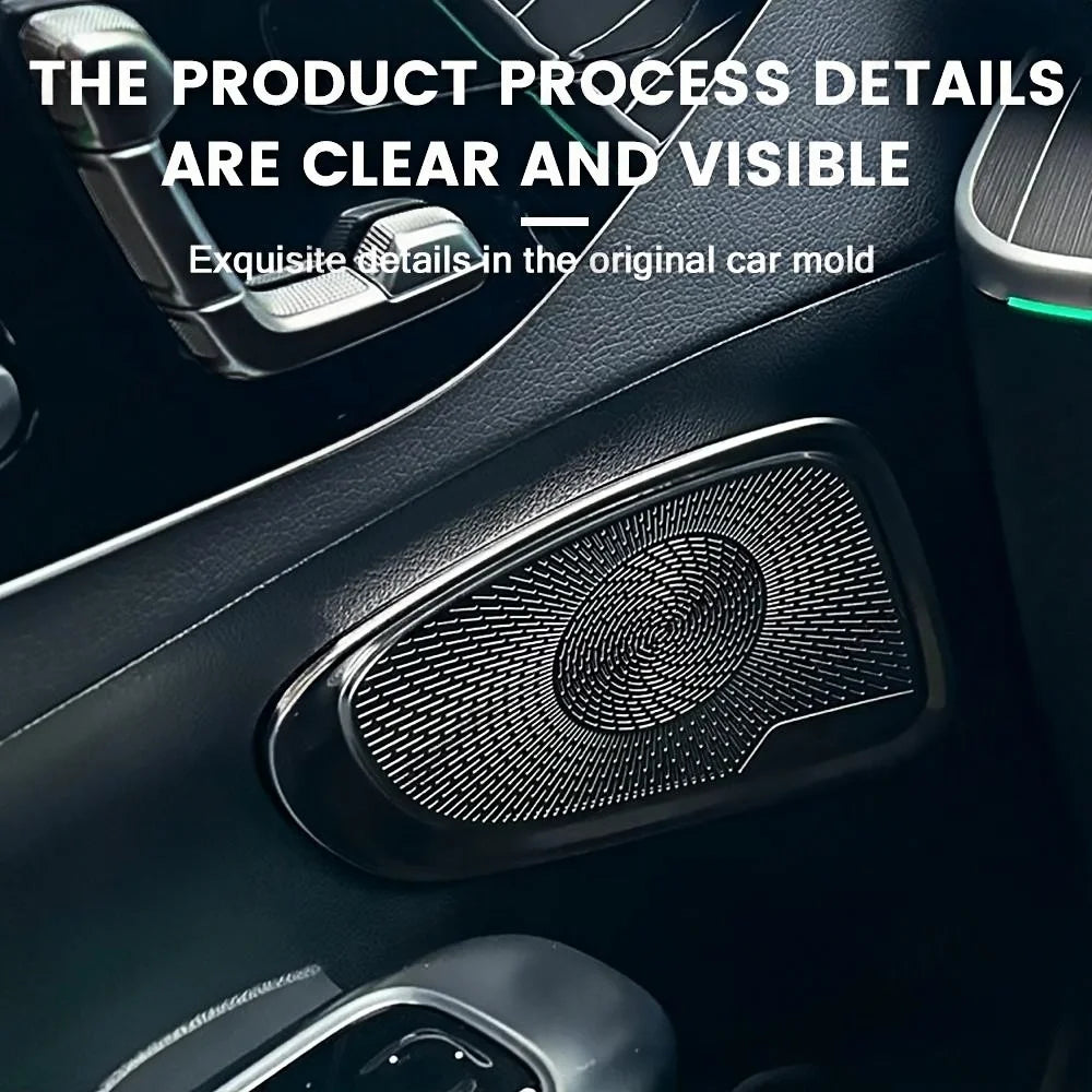 No Light Car Audio Cover A Pillar Door Speaker Cover For Mercedes Benz C Class W206 C200 C220 C260 C300 GLC X254 Car Accessories