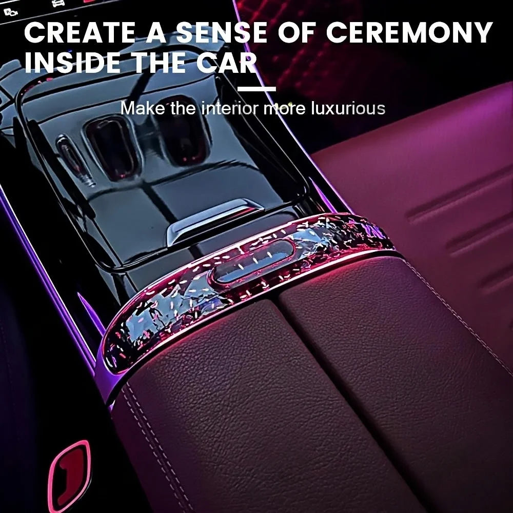 LED 64 Colours Ambient Lights For Mercedes Benz GLC X254 C Class W206 Car Center Console Saddle Light Interior Decorative Lamp