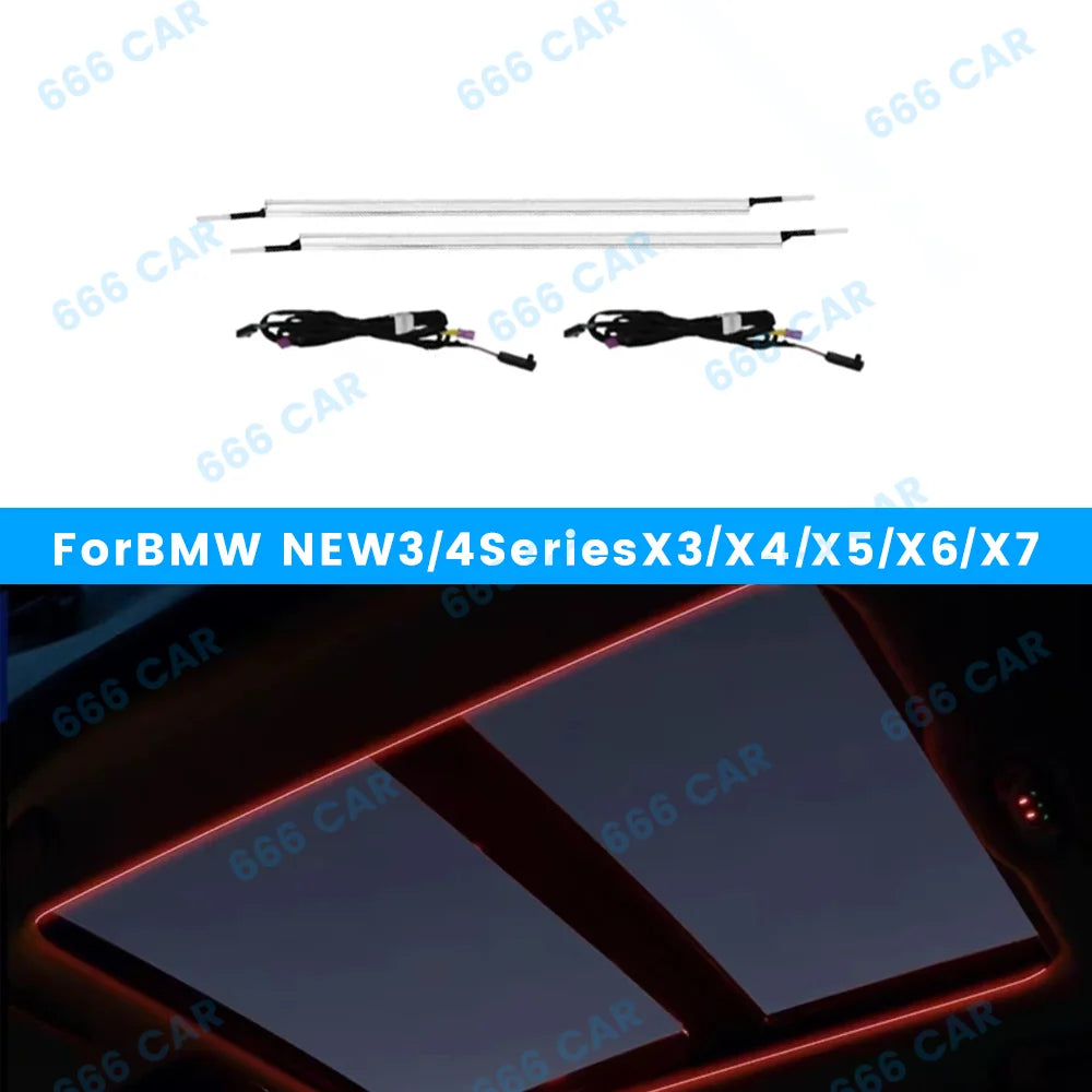 LED Center Console Saddle Light For BMW New 5 Series G30 G32 6GT M5 Car Decorative Light Modification Accessories