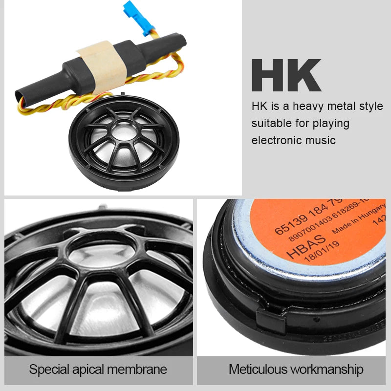 Car For BMW F34 3GT 3 Series Speaker Front Door Tweeter Music Modification Sticker Decoration Original Upgrade Cover Loudspeaker