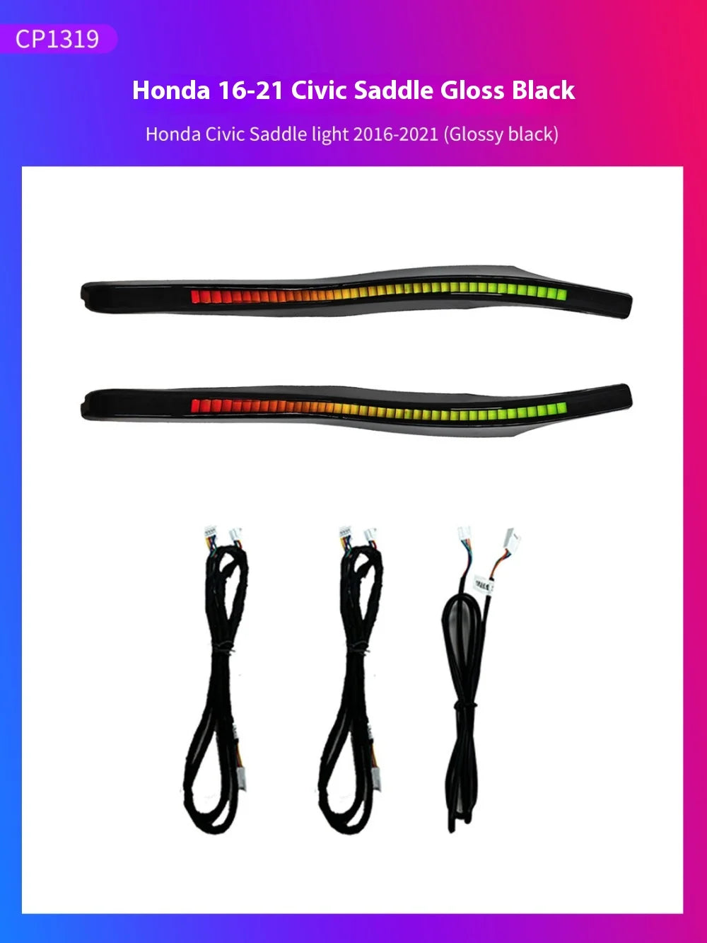 LED Car Inner Ambient light for Honda Civic 2016-2021 OEM Design Dynamic Ambient Lamp Original Car 1:1 Mold Kit APP Control