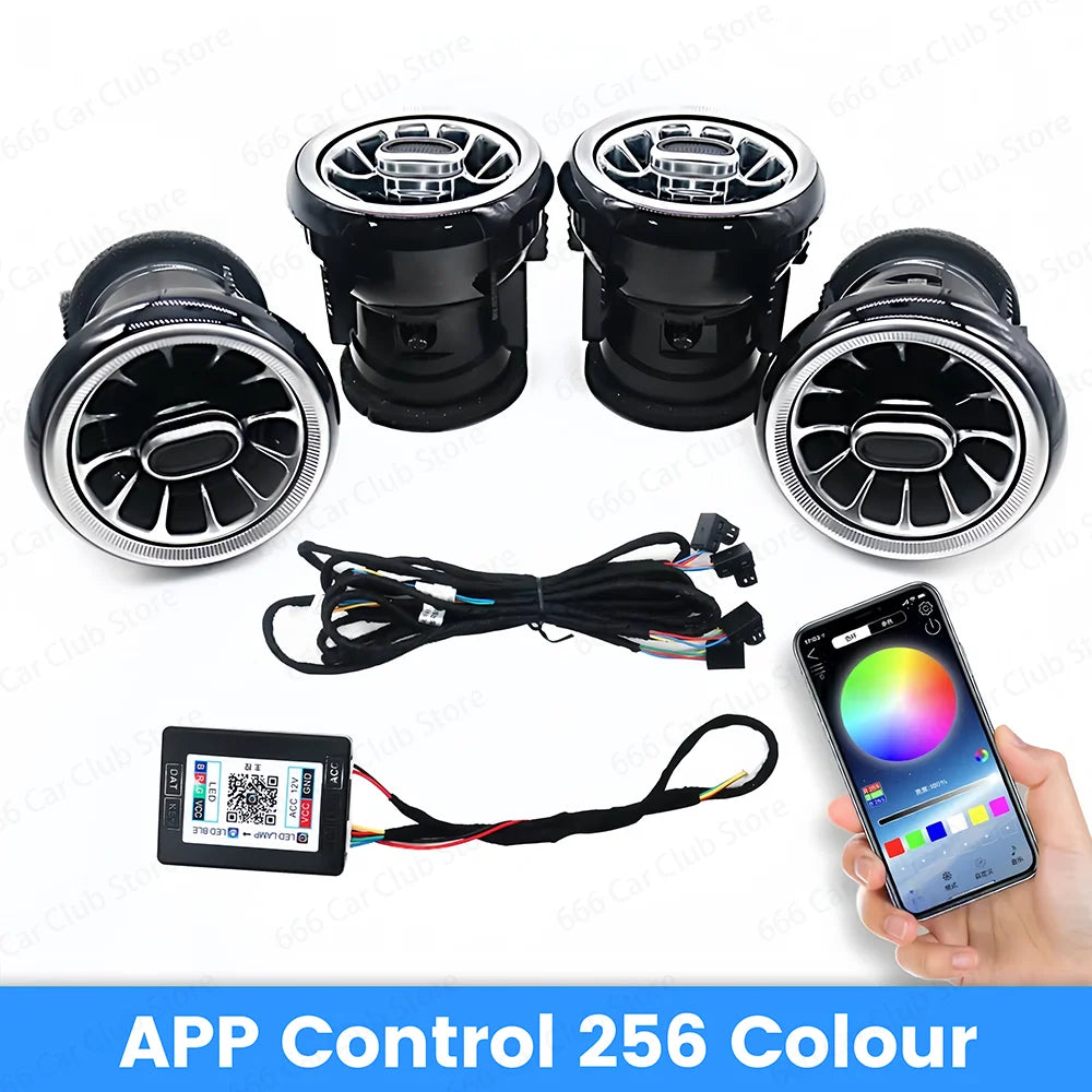 New 256 Vent Colours APP Control For Audi A3 S3 RS3 8V 8Y 8P 2004-2020 Car Interior Exterior Lighting Kit
