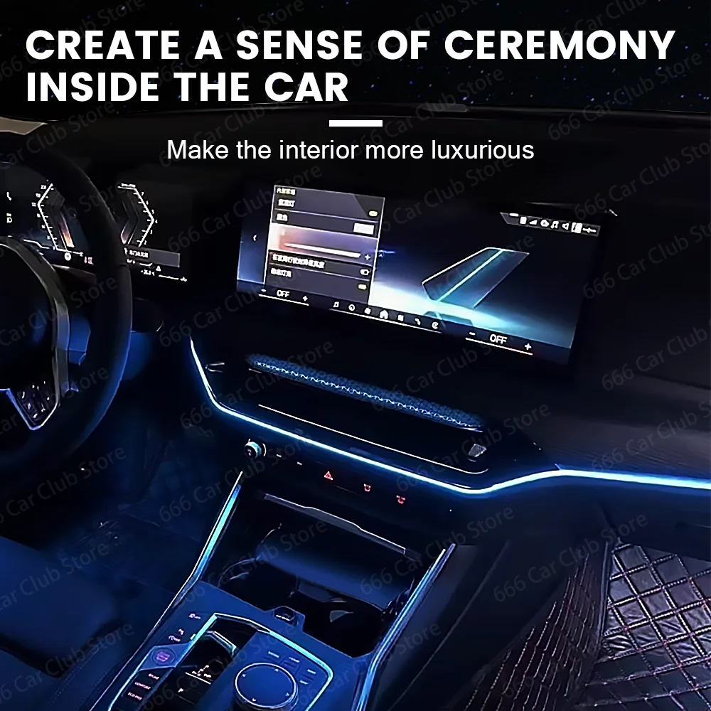 11 Colors LED Center Console Instrument Lights for BMW New 3 Series G20 G21 G22G26 G80Car Lnterior Decorative Ambient Light Part