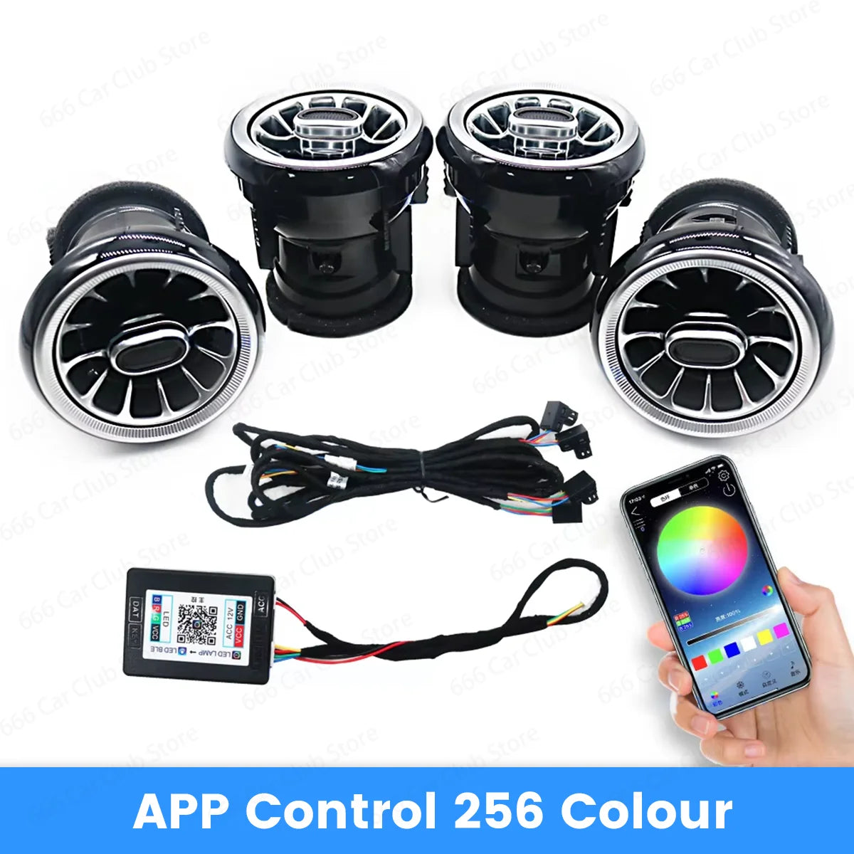 New 256 Vent Colours APP Control For Audi A3 S3 RS3 8V 8Y 8P 2004-2020 Car Interior Exterior Lighting Kit