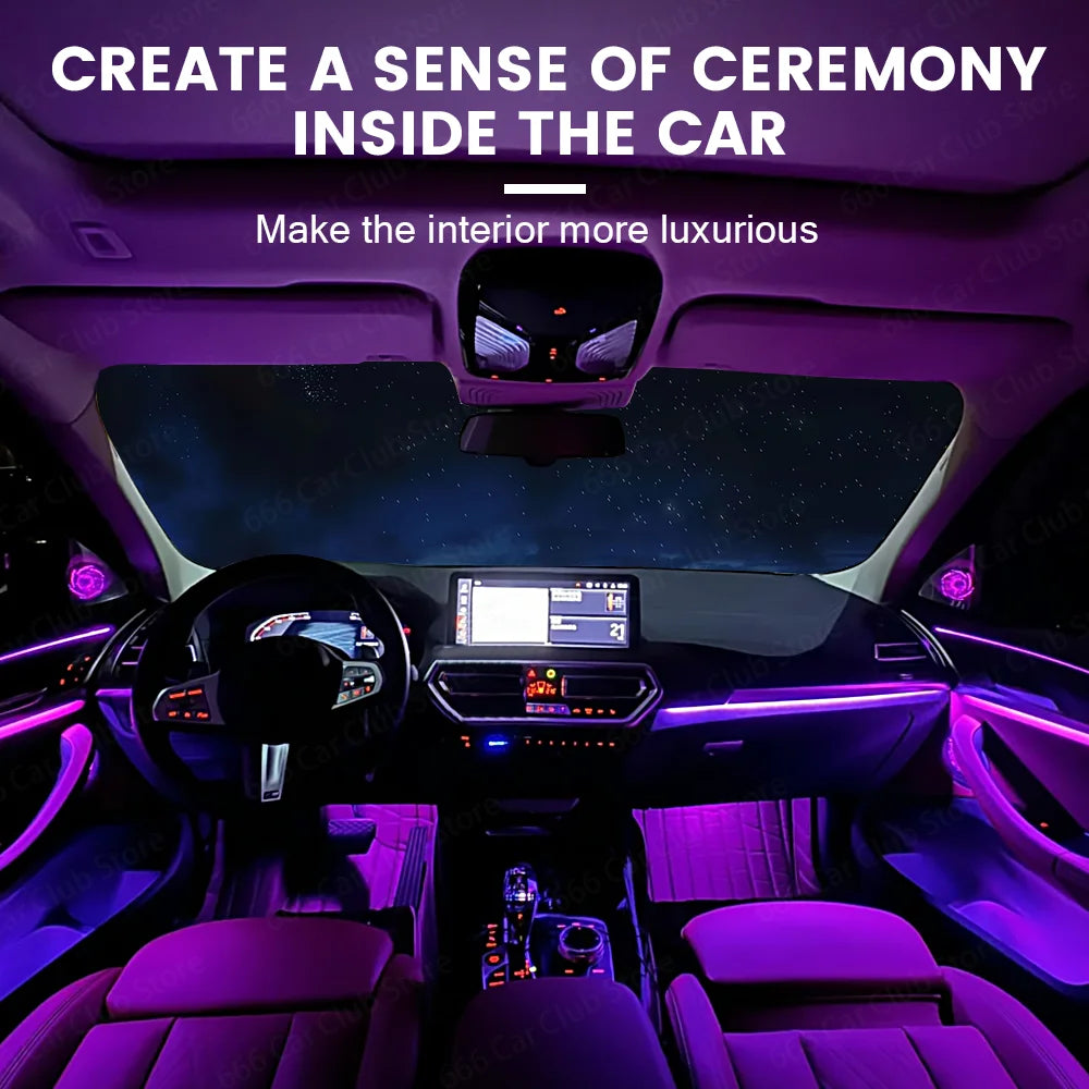 11 Color Ambient Light interior Decorative Light For BMW 5 Series G30 ABS Material Car Interior Lighting