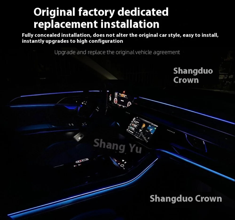 Ambient Light for Audi A8 2018-2025 environmental Backlight Atmosphere Lamp Kit Symphony Interior LED Lighting Accessories