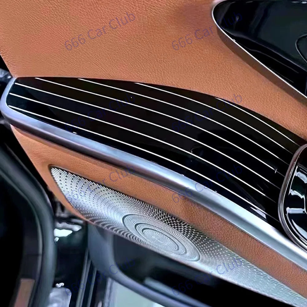 Car Interior Decorativea Panel For Mercedes Benz W223 S450 S500 S480 S Class Maybach Car Door Instrument Piano Paint Style Cover