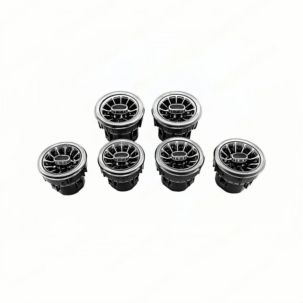 7/64 Colors LED Air Vents Ambient Light For Mercedes-Benz S-COUPE W217 C217 Car Refit Dashboard Outlet Atmosphere Lamp 2 Doors