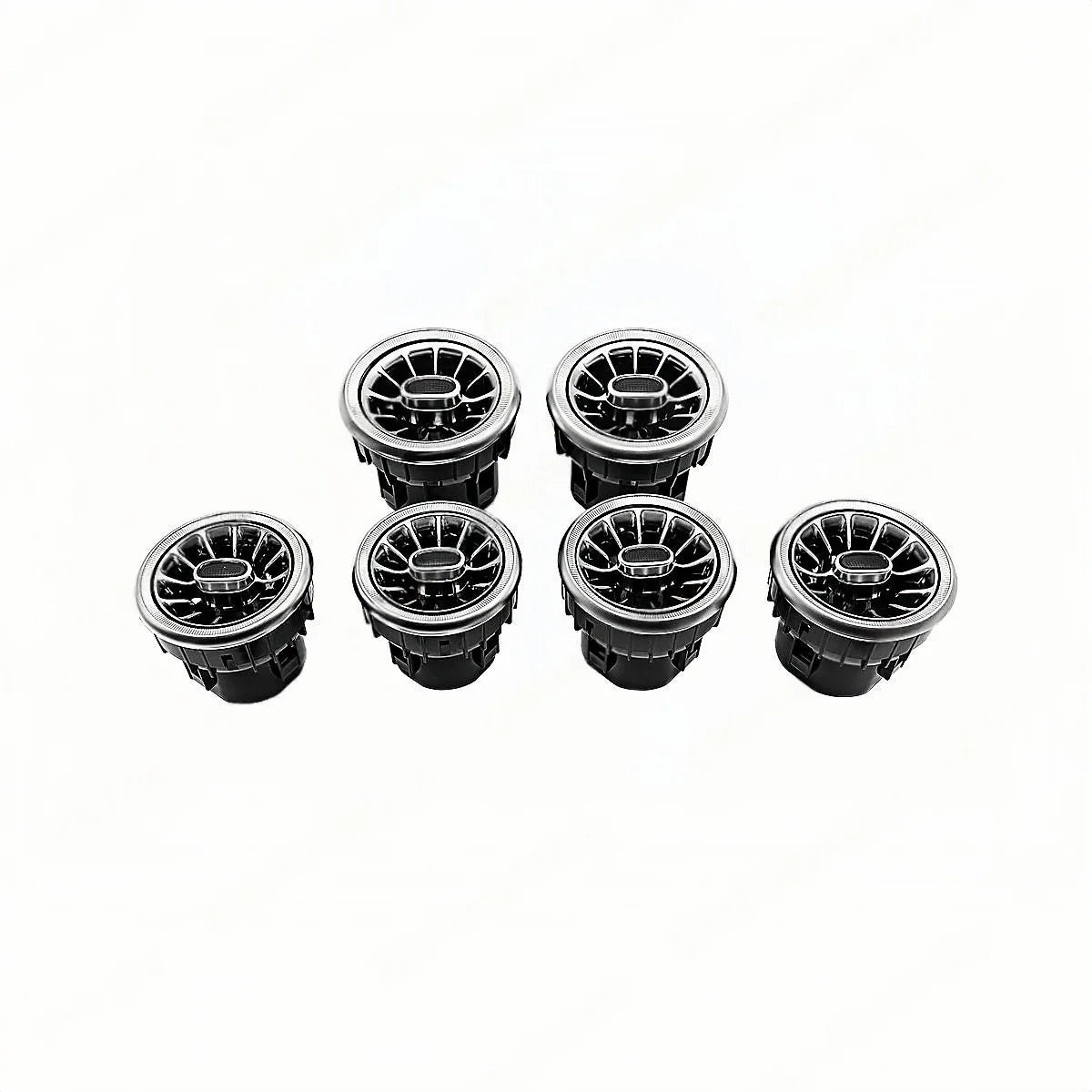 7/64 Colors LED Air Vents Ambient Light For Mercedes-Benz S-COUPE W217 C217 Car Refit Dashboard Outlet Atmosphere Lamp 2 Doors