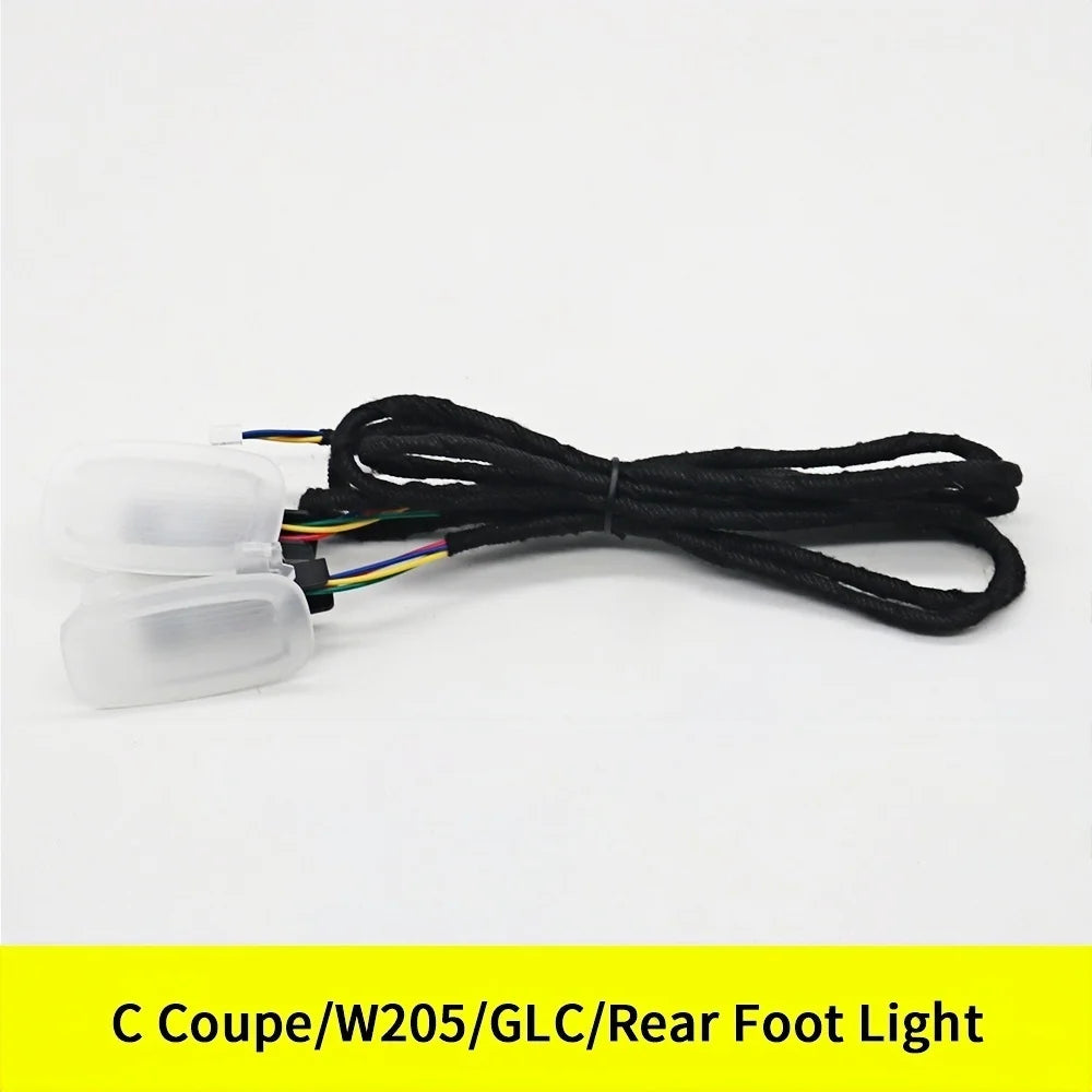 64 Colour LED Ambient Light For Mercedes Benz W205 X253 GLC Class C43 C63 Coupe Car Air Vent Turbine Nozzle Seat Decorative Lamp