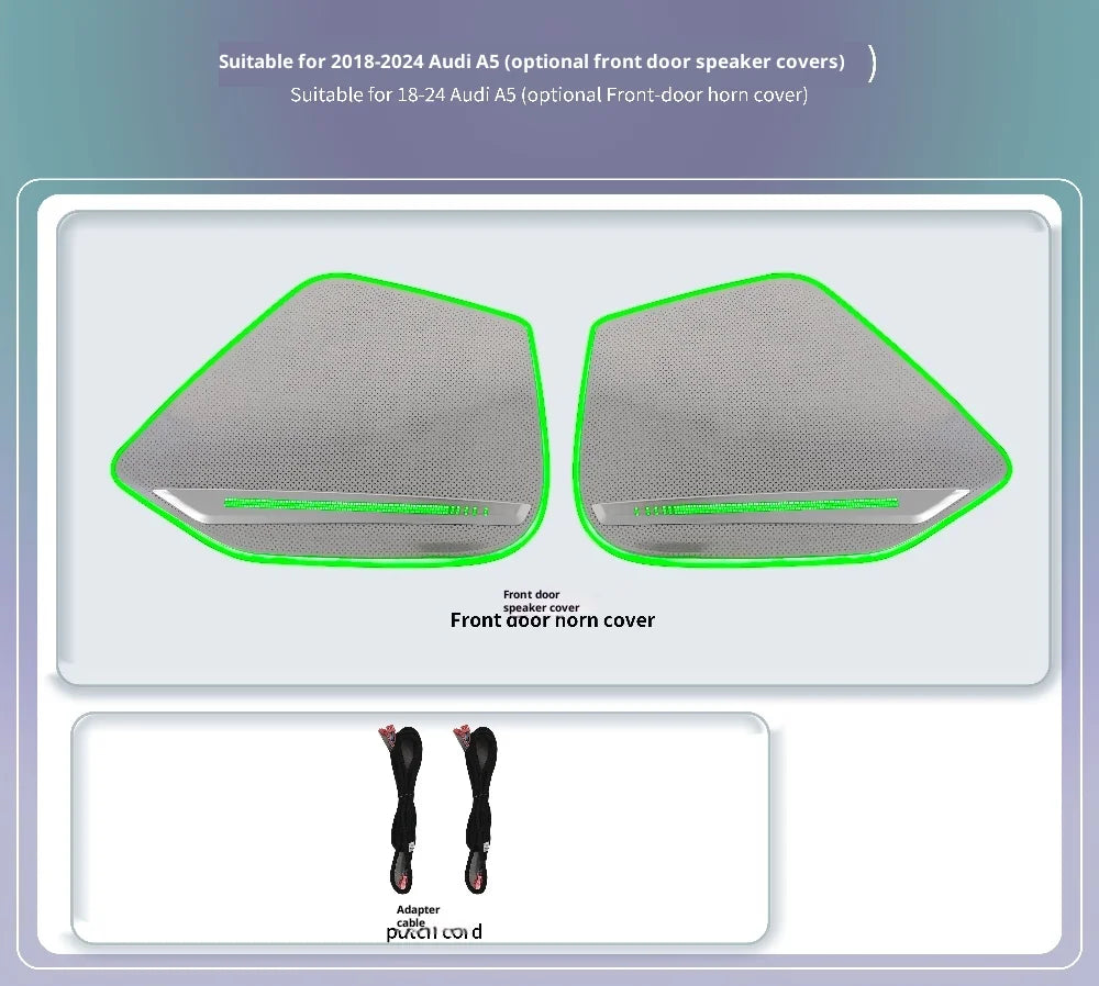 Ambient Light For Audi A5/S5(2 doors) 2017-2025 environmental Backlight Atmosphere Lamp Kit Symphony 256 Colors  APP MMI Control