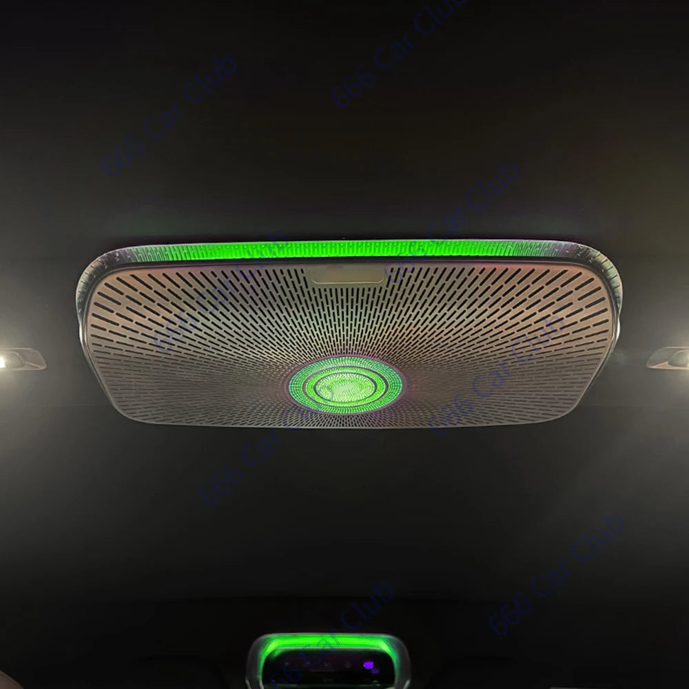 64 Colours Car Roof Surround Speaker For Mercedes-Benz S-Class W223 S450L S500 S480 S680 LED Speaker Cover 4D Rotating Tweeter