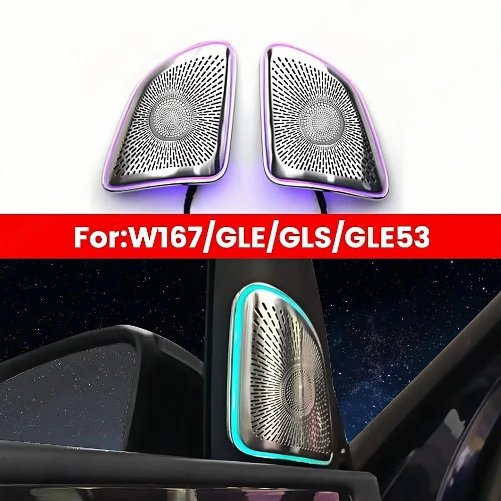 64 Colour LED Roof Ambient Light for Mercedes Benz  GLE GLS W167 GLE53 GLS63 2020-2025 Car Roof Panoramic Skylight Ambient Refit