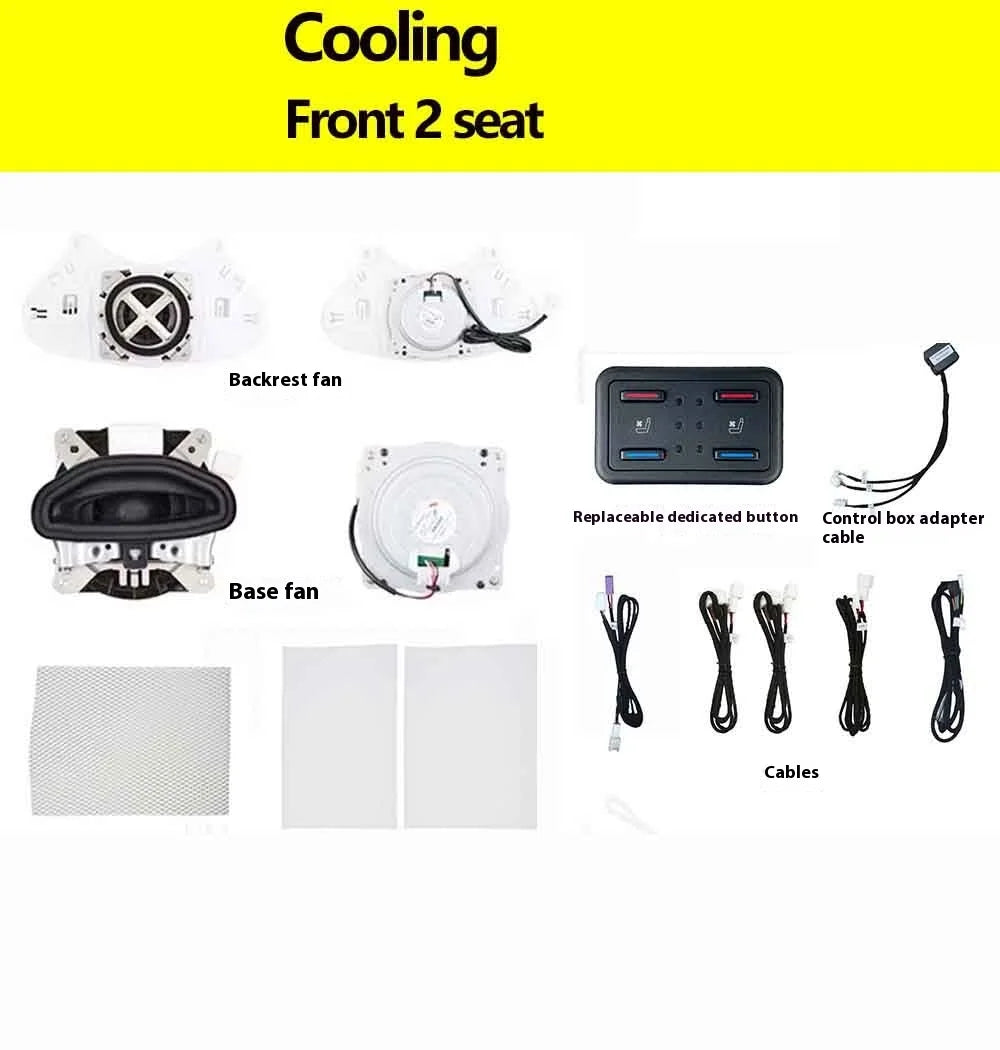 Car Seat ventilation Cooling Blower For Toyota Camry 2018-2023 2 Seat Intelligent Backrest fan specail button control