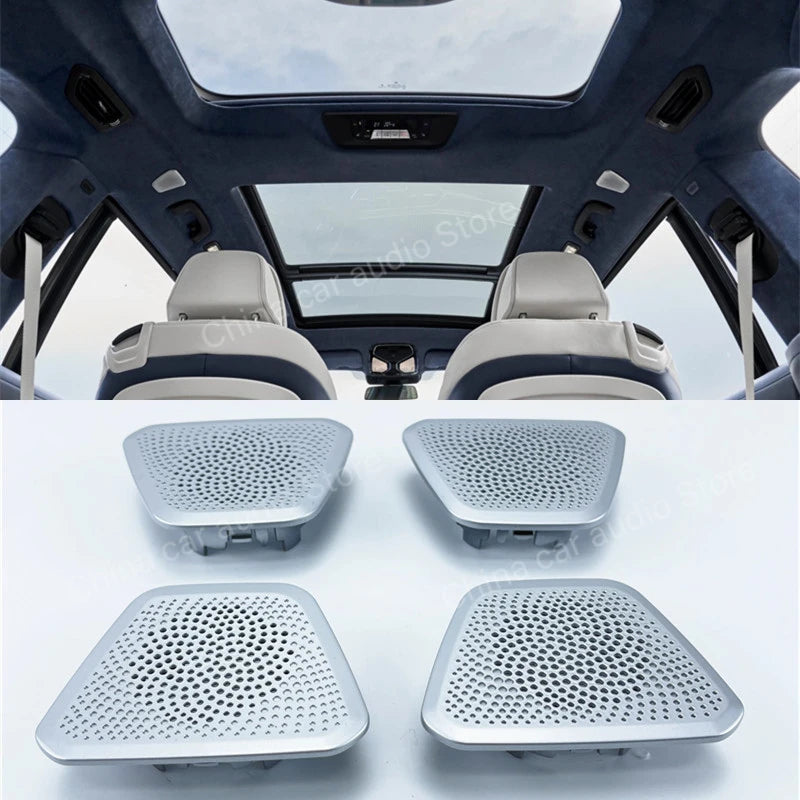 shining LED For BMW G06 X6 F86 MX6 Front Rear Door Glow Tweeter Cover Luminous Night Lighting Trim speaker Audio Speaker Horn