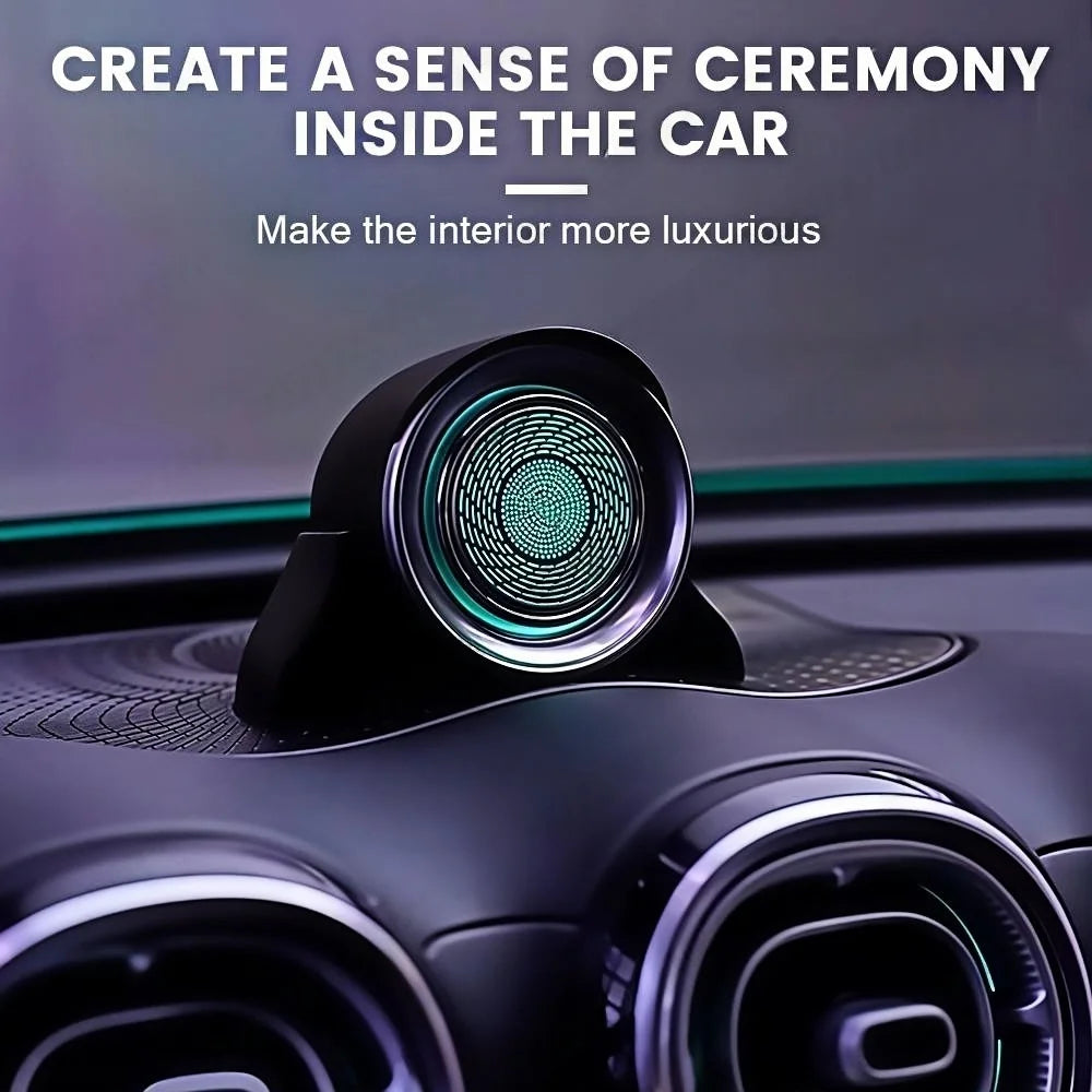 LHD 64 Colors Rotating Center Car Audio For Mercedes BENZ C W206 W205 GLC X254 X253 4D Tweeter Speaker Car Audio Accessories