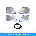 32 Colour Car LED Speaker Cover For Audi A6 A7 C8 RS6 RS7 Car Door Audio Decorative Lamp Ambient Light