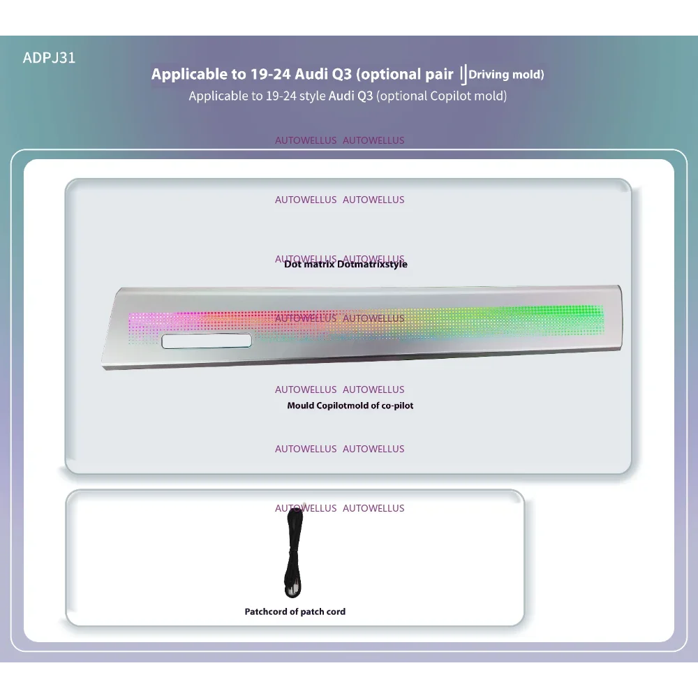 Ambient Light For Audi Q3 2019-2025 environmental Backlight Atmosphere Lamp Kit Symphony Interior LED Lighting Accessories