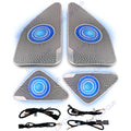 64 Colours LED Metal Speaker Cover For Mercedes Benz 2021 S-Class W223 S450L S500 Door Midrange Interior Audio Decorative Shell