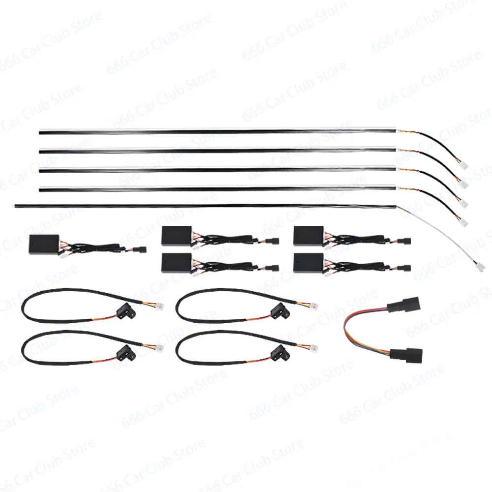 LED 64 Colour Active Style Ambient Lighting For Mercedes Benz C-Class W206 X254 GLC 2022+ Car Instrument Center Console Light