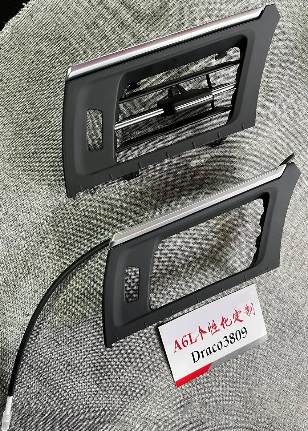 Auto AccessariesCar Styling Upgrade Front Dashboard Outlet Ambient Light Air Vent Neon Lamp For Audi A6 C8 A7