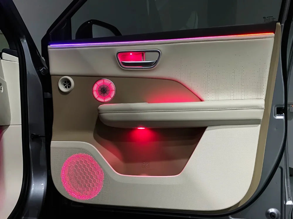 Auto AccessariesAuto Interior 256 Colors Symphony Ambient Light For Toyota Toyota BZ3X Decorate Light Seat Back Moulding Trim Ki