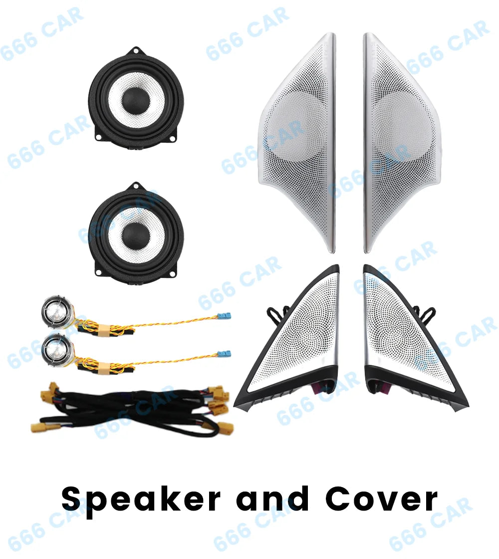 LED Speaker Cover Lamp For BMW G30 New 5 Series 11 Colour Car RGB Tweeter Midrange HiFi Music Stereo Horn Ambient Light Decorate