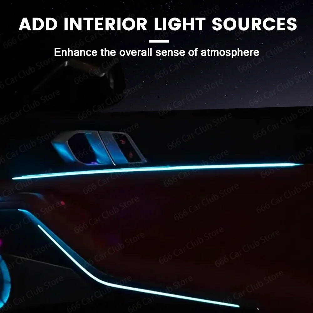11 Colour Door Decorative Light For BMW X5 X6 X7 G05 G06 G07 Indoor Modification Accesso 4-door Soft LED Ambient Light
