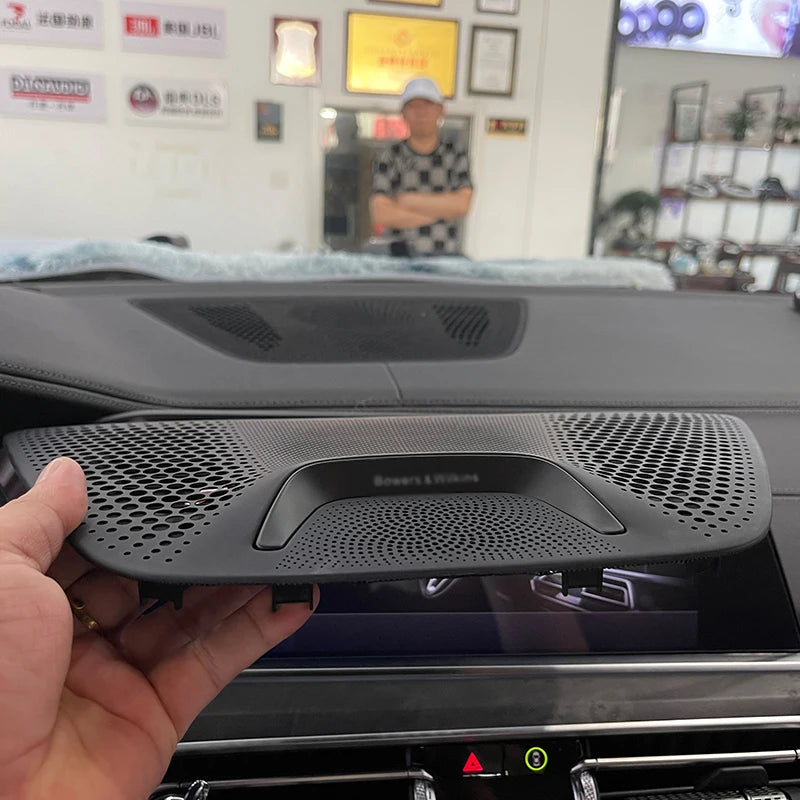 LED Center Control Panel For BMW G05 X5 G06 X6 G07 X7 Series Cover Lighting Audio Lossless Sound HiFi Music Stereo LoundSpeakers