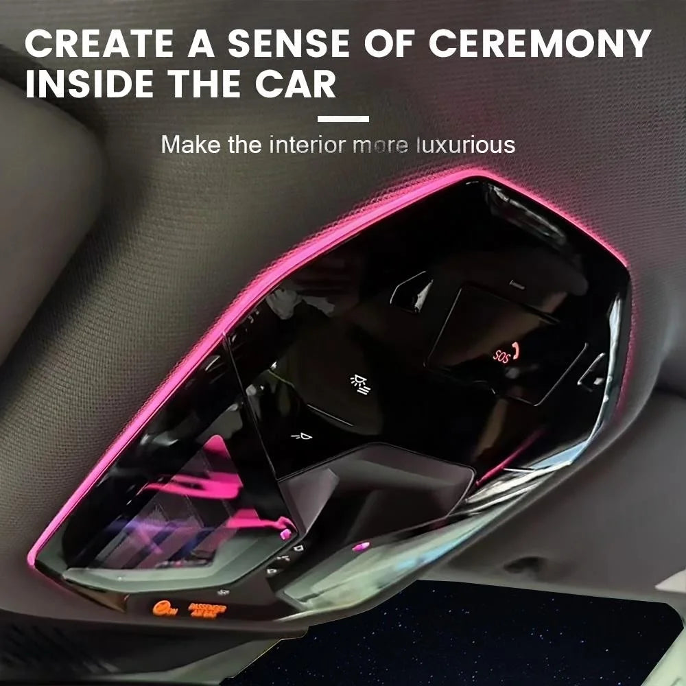 11 Color Led Ceiling Reading Ambient Light For BMW New 5 Series G60 i5 X3 G45 G48 Led Atmosphere Lights Starry Ceiling Light